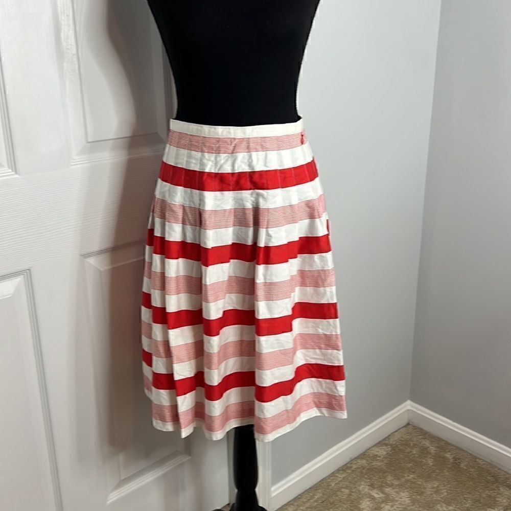 Bandolino Pleated Midi Cotton Skirt | Worn‎ Once